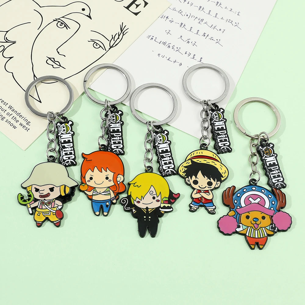 SAKAMI - One Piece - Chopper X Ace - Schlüsselanhänger/Figur/Plüsch/Toy