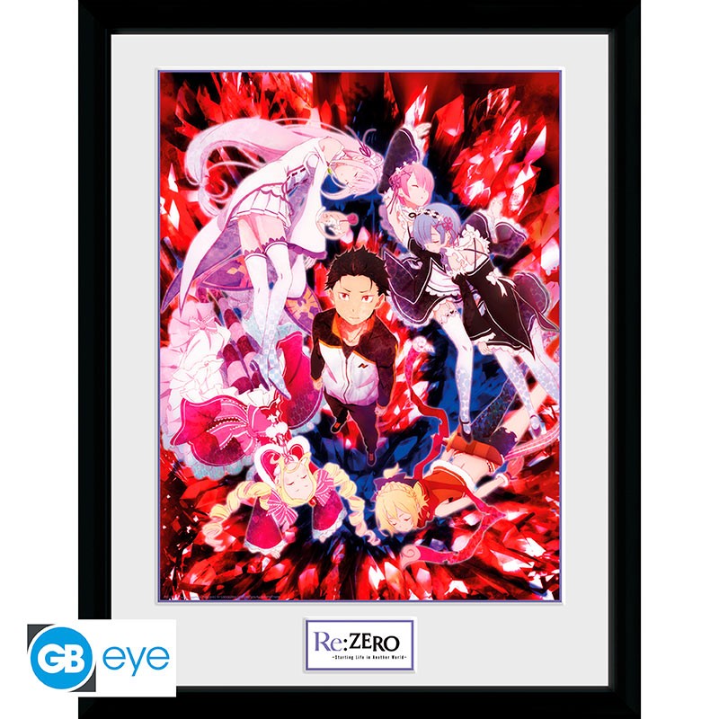 Key Art - Eingerahmtes Poster - RE:Zero – Anime-Superstore.de